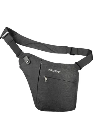 Merkloos Crossbody Sling Bag schoudertas voor heren en dames, met grote capaciteit, licht en eenvoudig te dragen, borstzak, multi-pocket-rugzak.