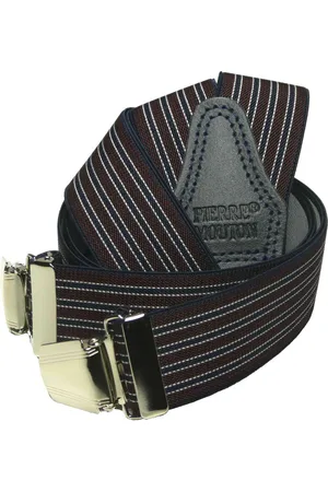 Pierre Mouton Stripes Bretel - Bretels - Volwassenen - Heren - - 120cm - 3 brede clips - M - L