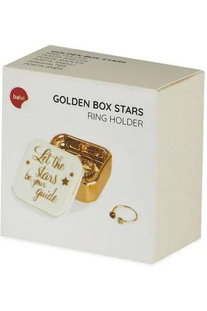 Balvi Sieradendoosje Stars 2,5 X 4,9 Cm Porselein /wit