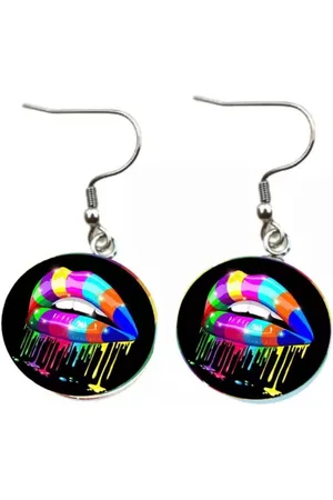 Akyol Lippen Oorbellen -LGBT OORBELLEN - GAYPRIDE OORBELLEN -Lippen oorbellen - | | Pride | Oorbellen | Gay | lesbian | trans | zoen| kado | geschenk | gift | verjaardag | feestdag | verassing | respect | equality | gelijk | lgbt | bi