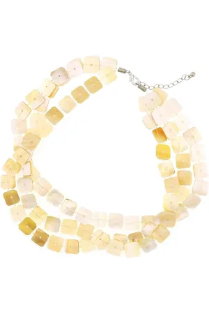 Behave Dames ketting schelpen kleur 40 cm