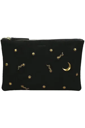 LOULOU Madame Marie crossbody tas black