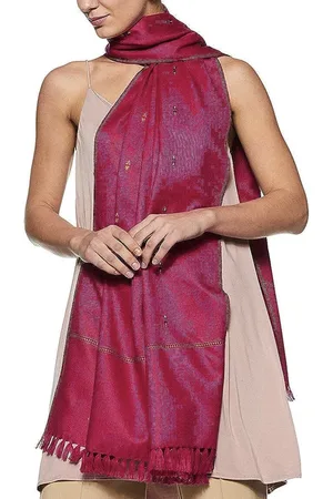 N3 Collecties Dames Kashmiri PolyWool sjaals, stola
