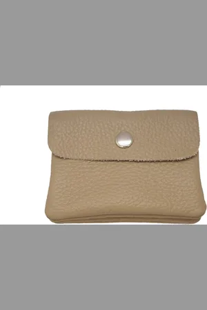 Bijoutheek Italiaanse leren dames Portemonnee creme