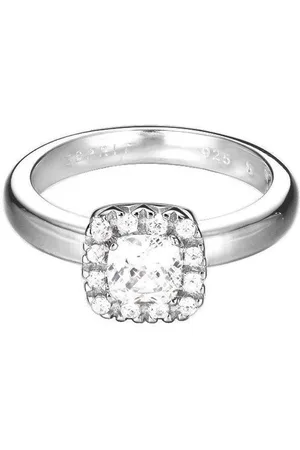 ESPRIT ESRG92359B Cushion Solitair - Ring - Zilver