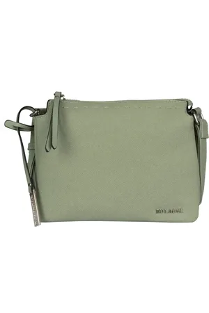 Bulaggi Crossbody tas Gerbera voor Dames / Crossbody - - vegan leather / Groene handtas met verstelbare schouderriem