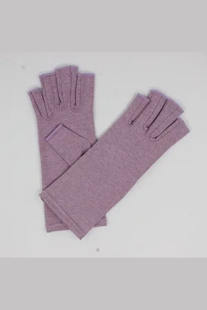 Merkloos 2 paar compressiehandschoenen voor artritis voor vrouwen en mannen, bamboe compressiehandschoenen voor artritis voor pijnverlichting bij reumatoïde artritis en artrose, vingerloze handschoenen (maat XL)