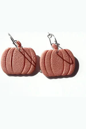 2 Love It Pumpkin - Oorbellen - 4.8 x 5 cm - Stainless steel - Herfst - Halloween