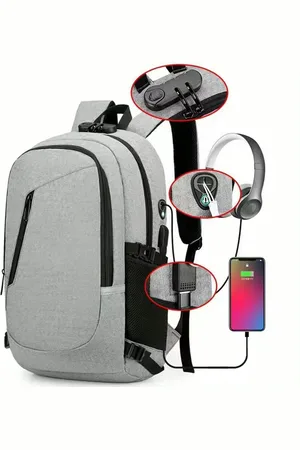 Merkloos Femur Waterafstotende Rugzak - 14 t/m 15.6 inch - - Anti-scratch - Accessoires - Schooltas