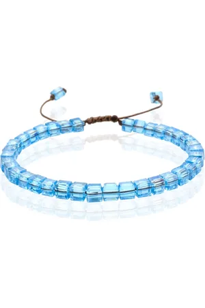 Memphis Bohemia Kralen Armband - 4mm Kristal Glas