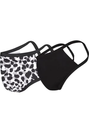 Beeren Mondkapjes Print Polyester/elastaan /wit 2 Stuks