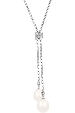 Lazy Cat Zilveren Ketting Dames - Parelketting - Zoetwaterparels