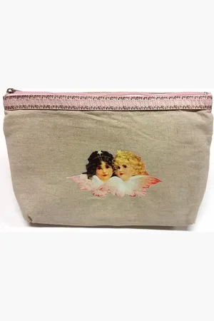 Karen by Simonsen Toilettas - Engelen - - Afmeting 30 x 10 x 22 cm.