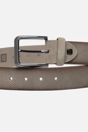 Ziengs Riem taupe Suede