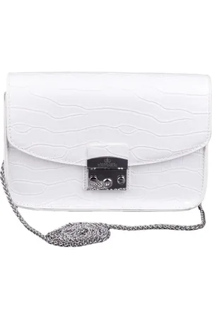 EGON VON FURSTENBERG VALERY 2522-100 croco dames luxe schoudertas / crossbody Tas
