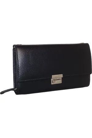 LEATHER DESIGN Koopmans / Horeca Portemonnee met Ritsvak en Leren Tussenschoten