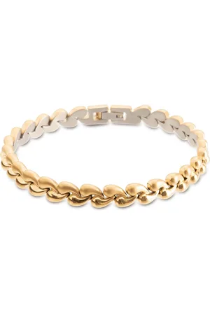 Boccia Titanium 03056-03 Dames Armband - Schakelarmband - Sieraad - - Fantasie - 8 mm breed - 20 cm lang