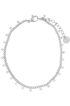 essentialistics Armband kleine sterretjes - Volwassenen - - Stainless steel (verkleurt niet) - Verlengkettinkje
