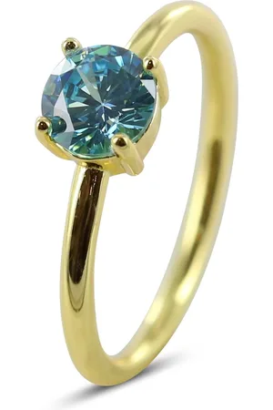 Silventi 9SIL-22540 Zilveren Ring - Dames - Zirkonia - 6 mm -