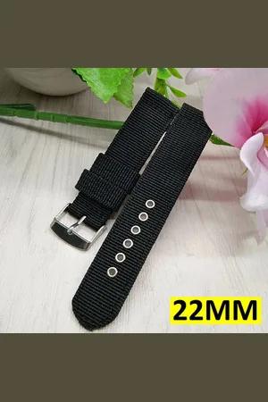 Merkloos Geweven Horloge Band - Horlogebandje - Nato Strap - Universeel - 22MM