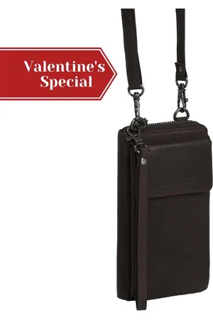 Chesterfield Leren Telefoontasje Bruin Malaga