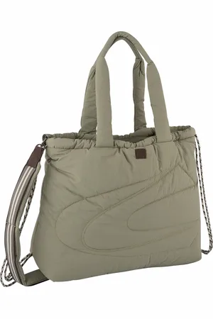 Camel Active Handtas in licht en gewatteerd nylon