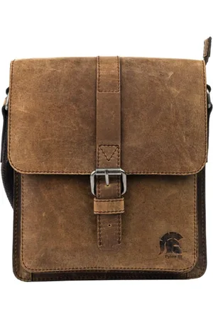 Pylos59 Medium Schoudertas Leer - Hunter