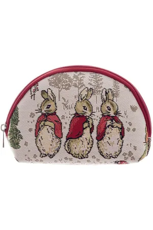 Signare Make-up tasje - Gobelinstof - Peter Rabbit - Flopsy - Konijntjes