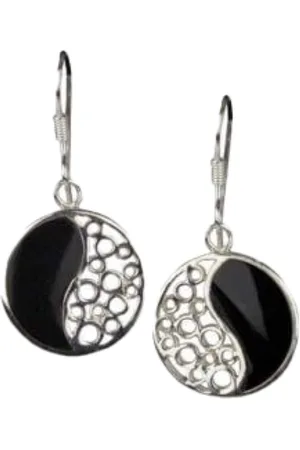 etNox Zilveren oorbellen Yin Yang (O5361)