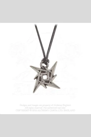 Alchemy Metallica - Ninja Star Ketting - Zilverkleurig