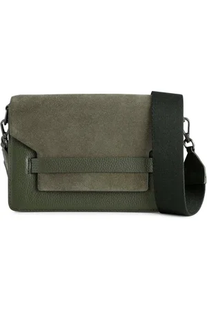 Markberg Arabella Crossbody Bag Suede Mix Army w/Black