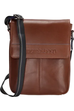 MicMacbags Le Mans Schoudertas - - 100% Leer