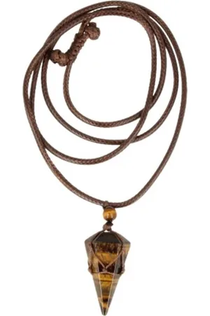 Ruben Robijn Tijgeroog ketting mannen cone