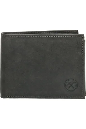 Hide & Stitches Idaho Portemonnee - - 100% Leer