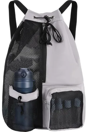 Merkloos Waterdichte, waterdichte tas van pvc, met trekkoord, voor zwemmen, fitnessstudio, sport