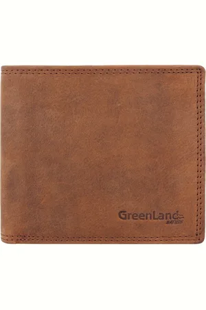 Greenland Leren Portemonnee Montenegro Wallet RFID Bruine
