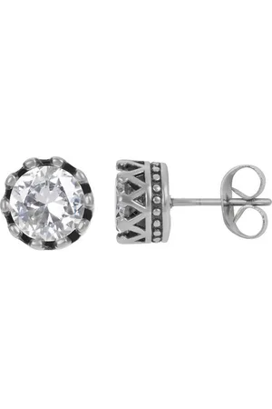 Ixxxi Jewelry-Crown-Zilverkleurig-Dames Oorbellen