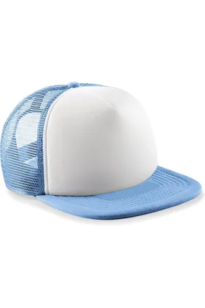 Beechfield Junior Vintage Snapback Trucker Sky Blue/White