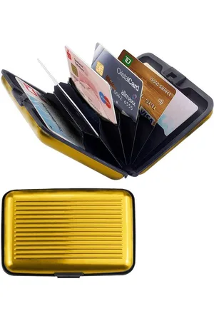 Merkloos Premium Lichtgewicht Aluwallet Portemonnee Pashouder – 11x7cm | Portemonnees | Anti-Skimming | Credit Cardhouder | Geldknip | Pasjeshouder