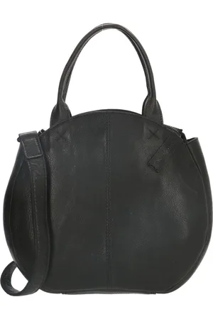 Hide & Stitches Cote d Azur Handtas - Crossbody Schoudertas - Trendy Rond Model - - 100% Leer