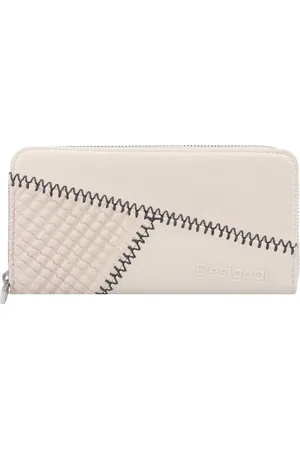 Desigual Portemonnee Mone Grisom Fiona Long Wallet Crème