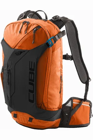 Cube Rugzak Edge Trail X Action Team - Fietstas rugzak - Waterdicht - Geschikt voor drinksysteem - Gereedschapsvak - Met rugbescherming - Oranje