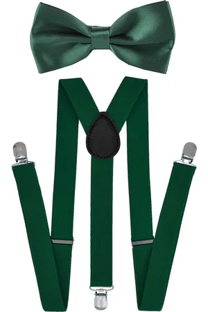 Fako Fashion Bretels Met Vlinderstrik - Volwassen - Dames - Heren - Vlinderdas - Strik - Effen - 100cm