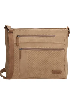 Beagles Brunete Crossbody Schoudertas met Handige Ritvakken