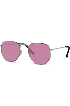 Cwi Zonnebril Rechthoekig Volledig Omrand Cat. 3 Goud/roze