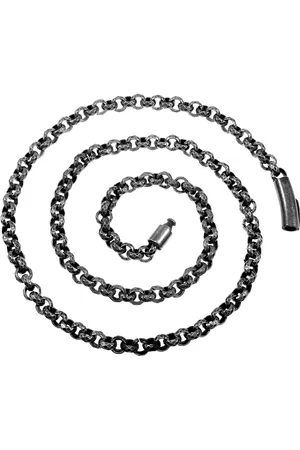 esde2 67cm x 7mm Ketting Heren - Verouderd Roestvrij Staal - Ronde Schakelsketting