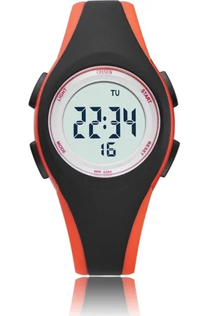 Lazy Cat Kinderhorloge – Stopwatch – Waterdicht – Backlight – Oranje