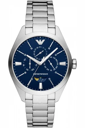 Emporio Armani AR11553 Heren Horloge 43 mm - Zilverkleurig
