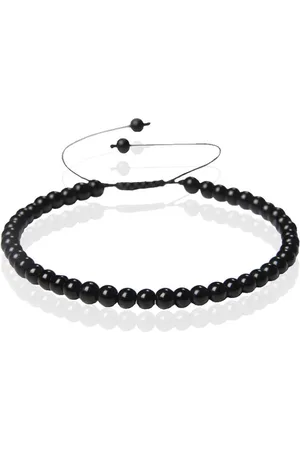 Memphis No.1 Armband - 4mm Agate Black