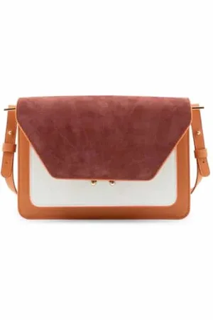 The Sticky Sis Club Satchel | La Promenade | colore // croissant brown + hortensia blue + vin rouge